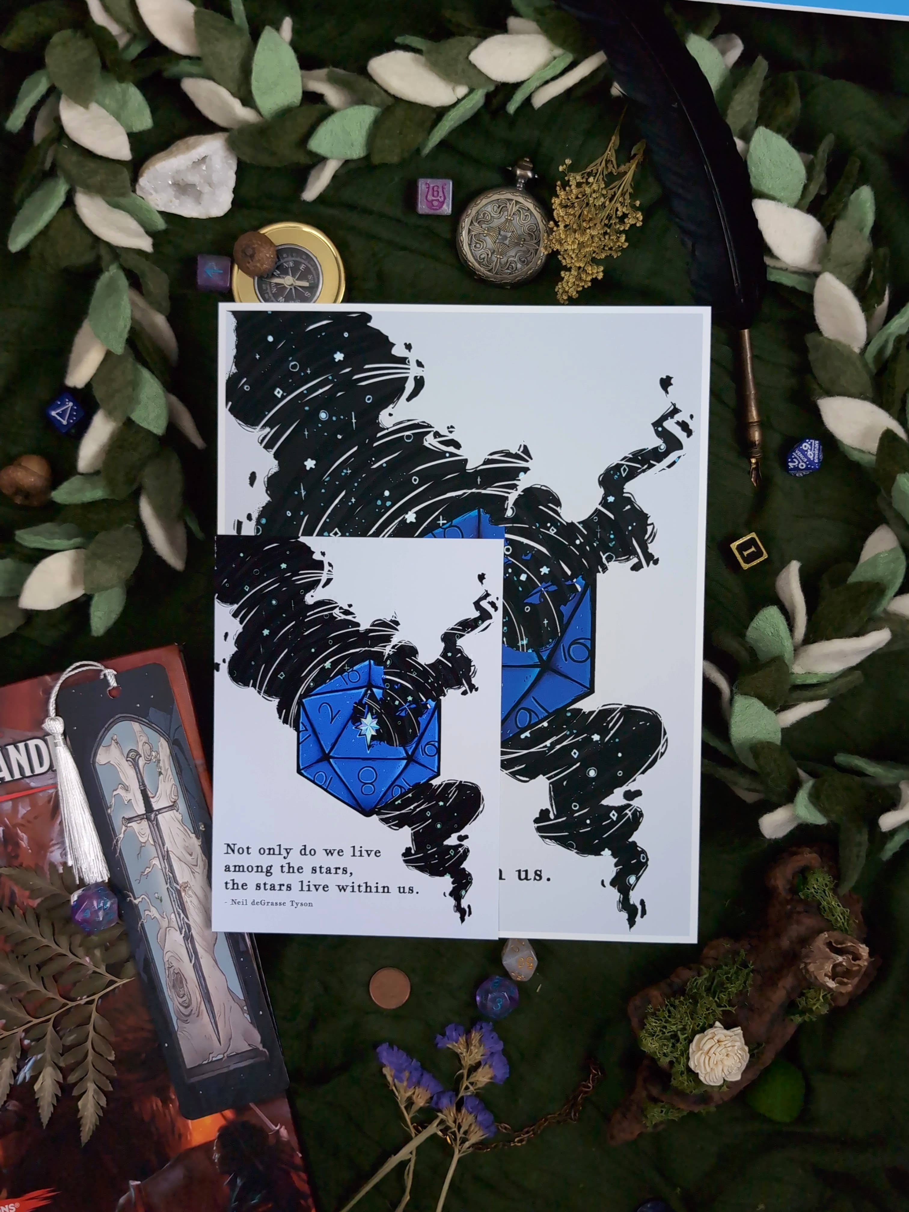 Kat the Goblin - Wholesale Art Print - D20 - Star2