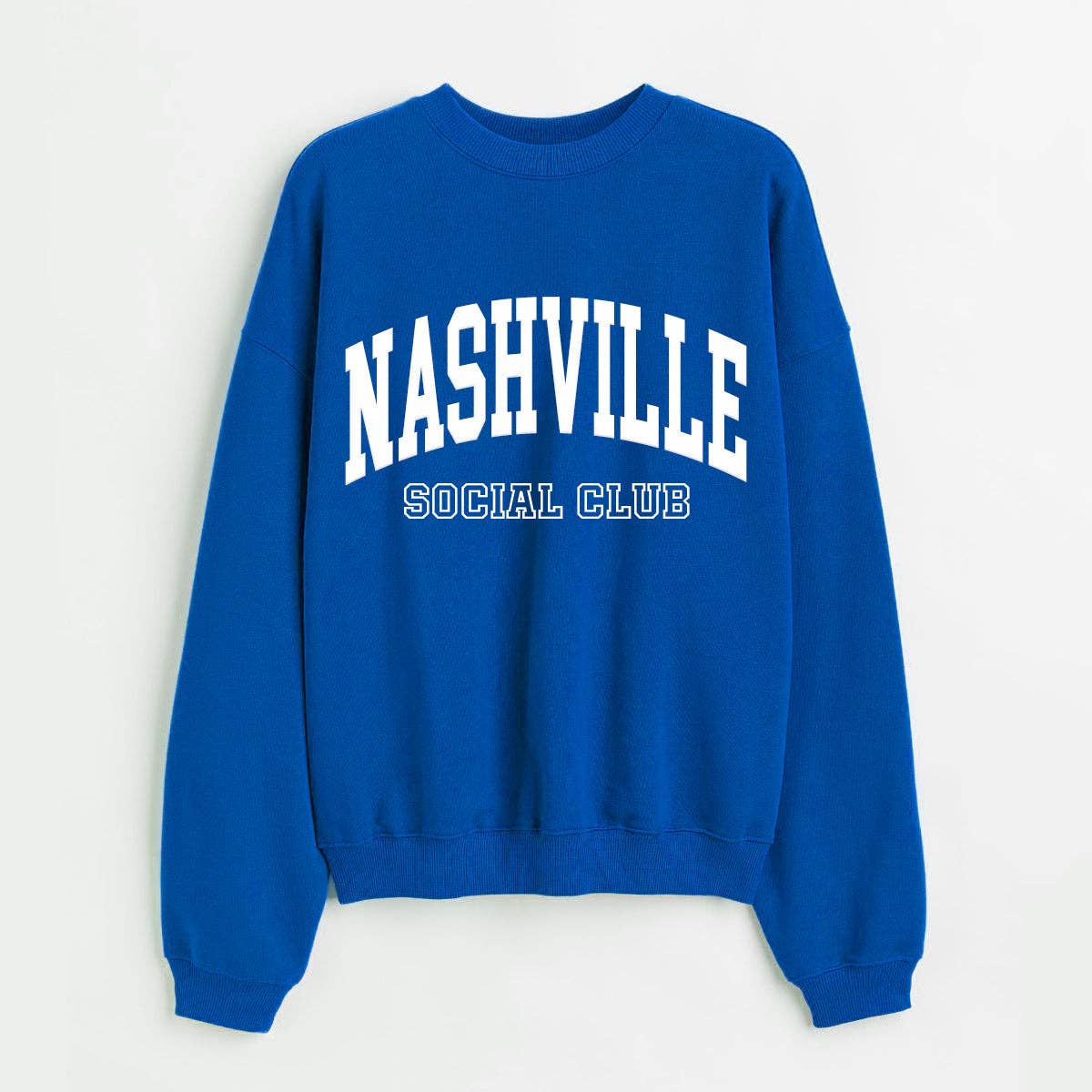 House of Lulu – Engroshandel Grafisk Sweatshirt - Dame – Brugerdefineret City Social Club Sweatshirt3