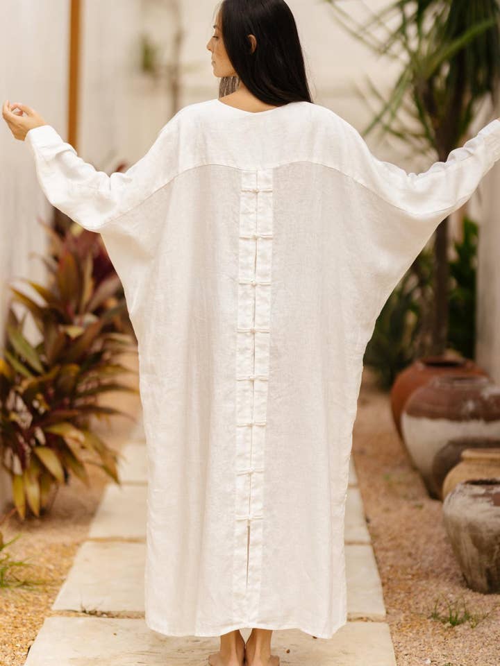 Ancient Chajin Jacket (100% Linne) för wholesale av Myrah Penaloza Collection