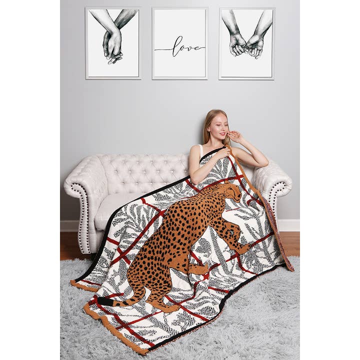Hana - Wholesale Throw blanket - Animal Print Throw Blanket2