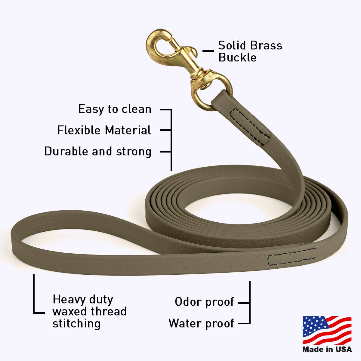 Dogline - Wholesale Hondenriem - Hond - Viper Biothane hondenriem 6 meter - lange lijn110