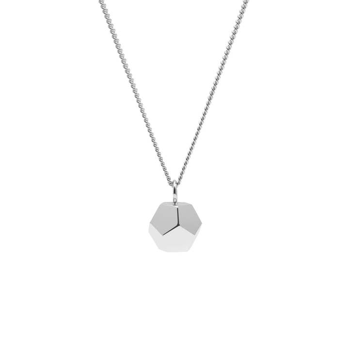 Dodecahedron Pendant Necklace - Silver for wholesale by Myia Bonner