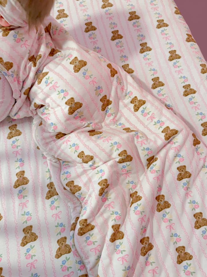 BEAR-Y BLOSSOMS DREAM SLEEP SACK for wholesale by Dream Big Little Co.