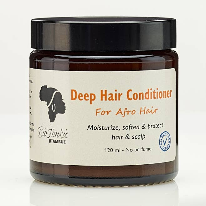 Balsamo Profondo per Capelli senza Profumo per Capelli Afro 120 ML per la vendita all'ingrosso da parte di Biojunkie