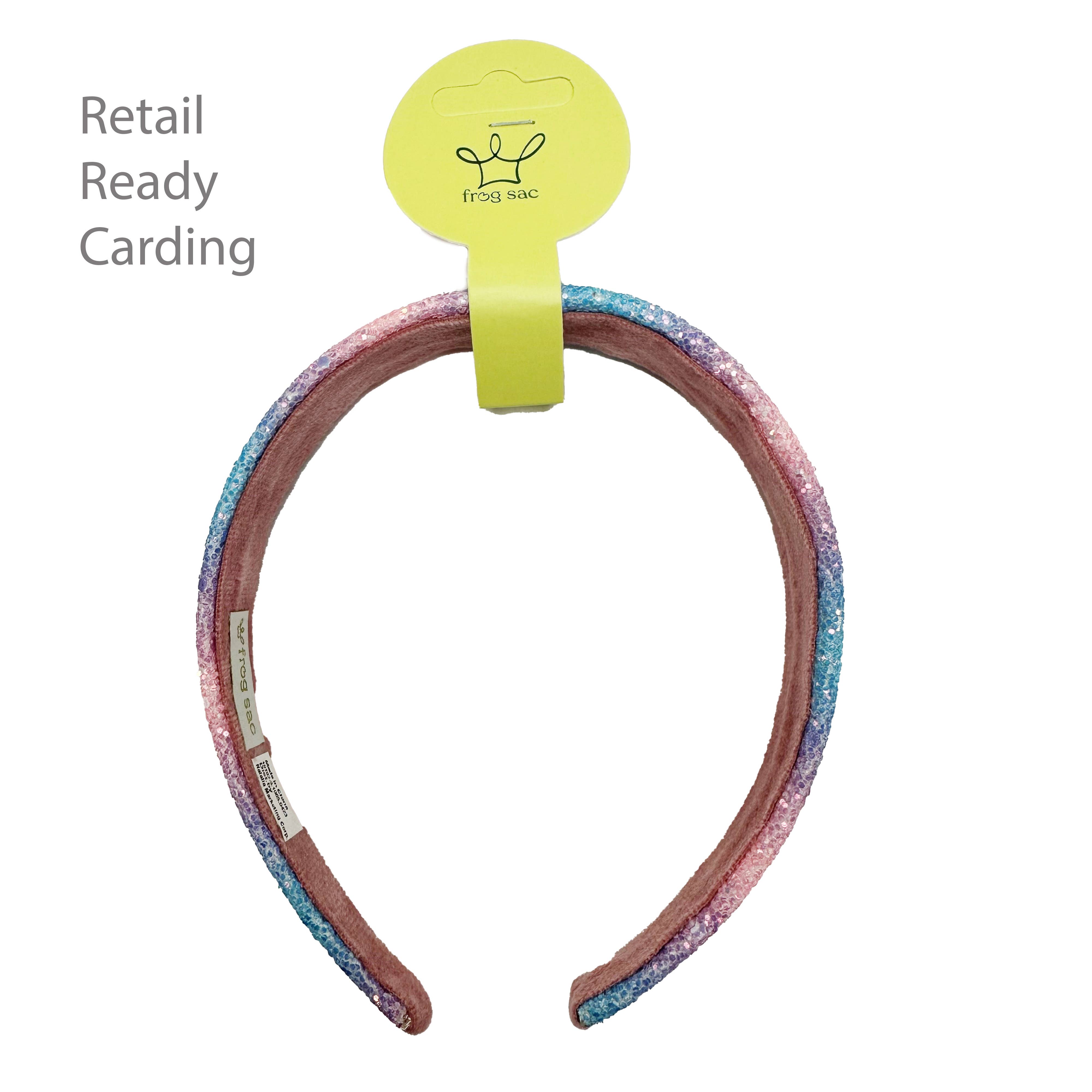 Frog Sac - Vente Serre-tête – enfant - Bandeau fuselé à paillettes33