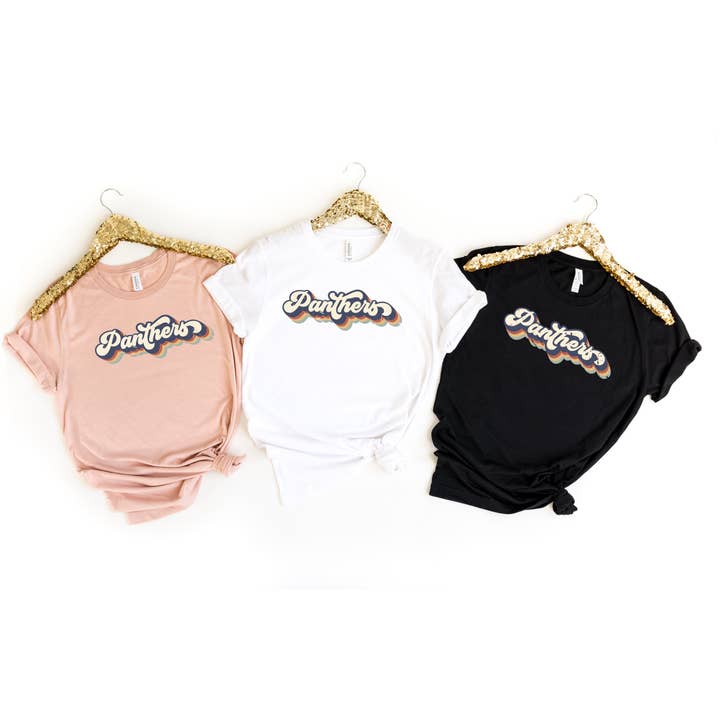 Custom T Story – wholesale T-shirt (graphic) – women's – Panther Shirt, Retro Panther Tshirt, Panther Retro Shirt