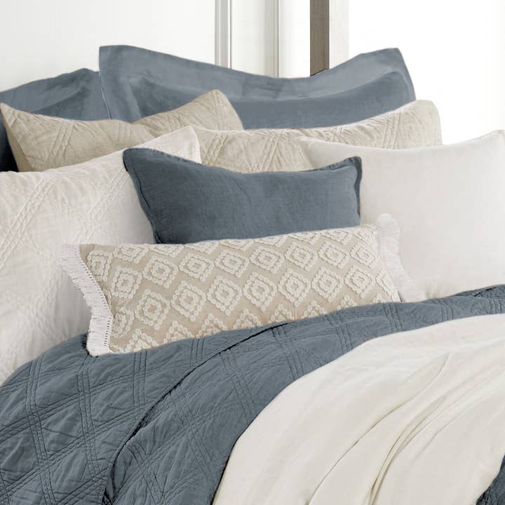 Levtex Home - Wholesale Throw Pillow Cover - French Flax Washed Linen Square Pillow Cover- Set of 232