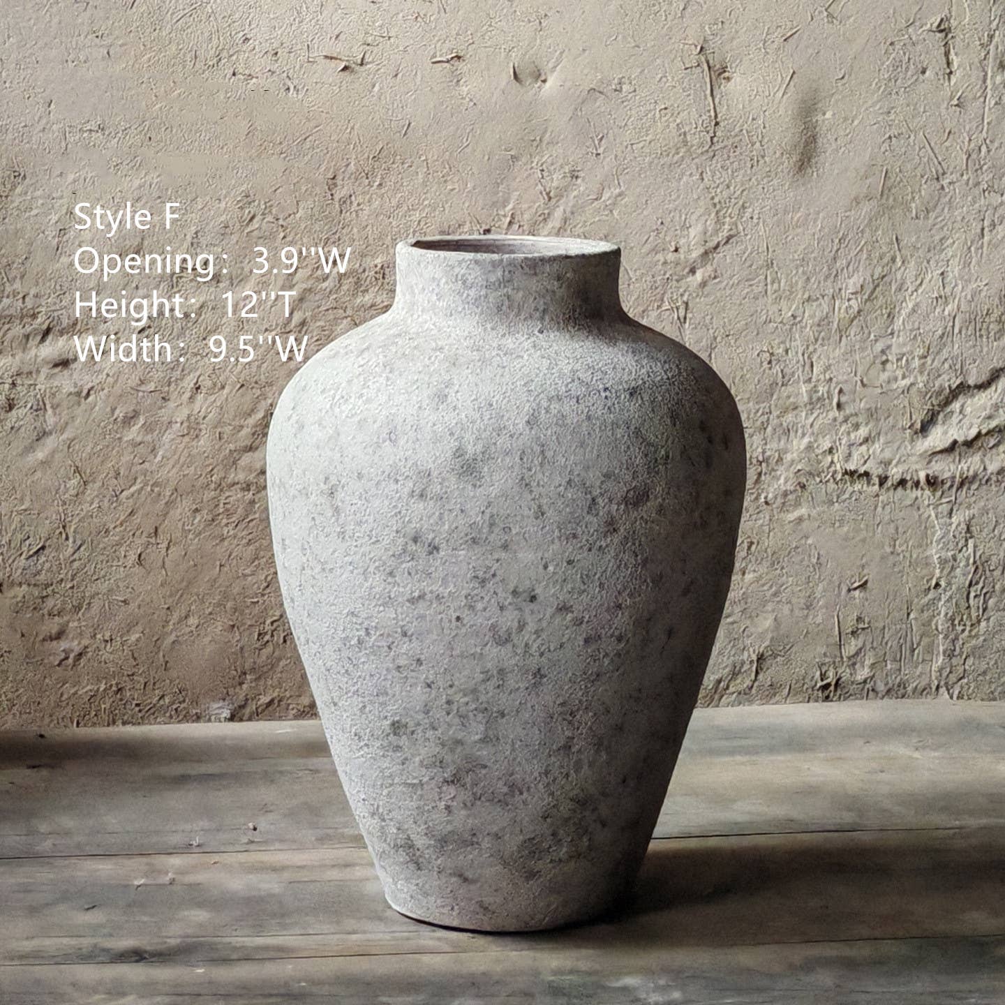 Sweet Home Deco - Vente Vases - Vase en terre cuite fait main, pot d'art en céramique blanc mat5