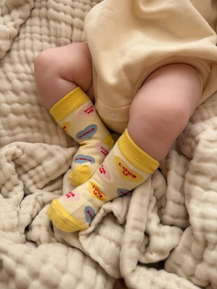 Candy Hearts Socken für den Großhandel von Luna + Luca