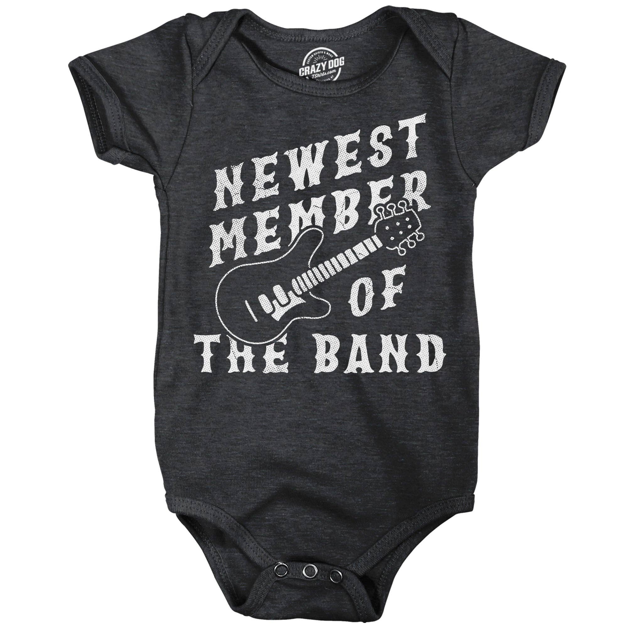 Newest Member Of The Band Baby Bodysuit for wholesale on Faire0
