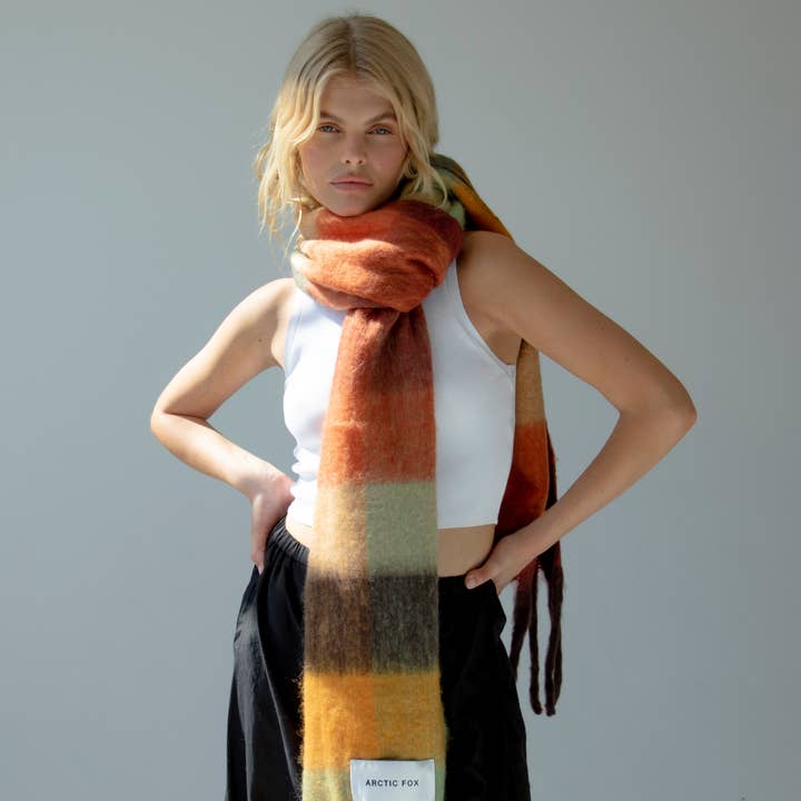 ARCTIC FOX & CO. - Wholesale Sjaal - Uniseks - De Reykjavik Sjaal - 100% Gerecycled - Kyoto Tuinen2