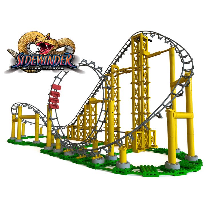 Coaster Dynamix - Wholesale Building Set - Kids - CDX Blocks The Sidewinder Roller Coaster