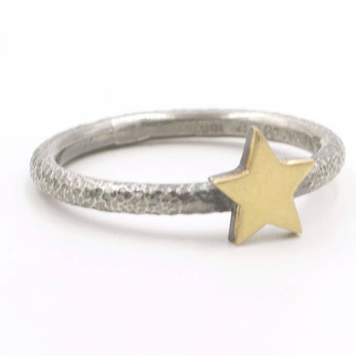 Luxe Star Stacking Ring for wholesale by Renee Ford Metals