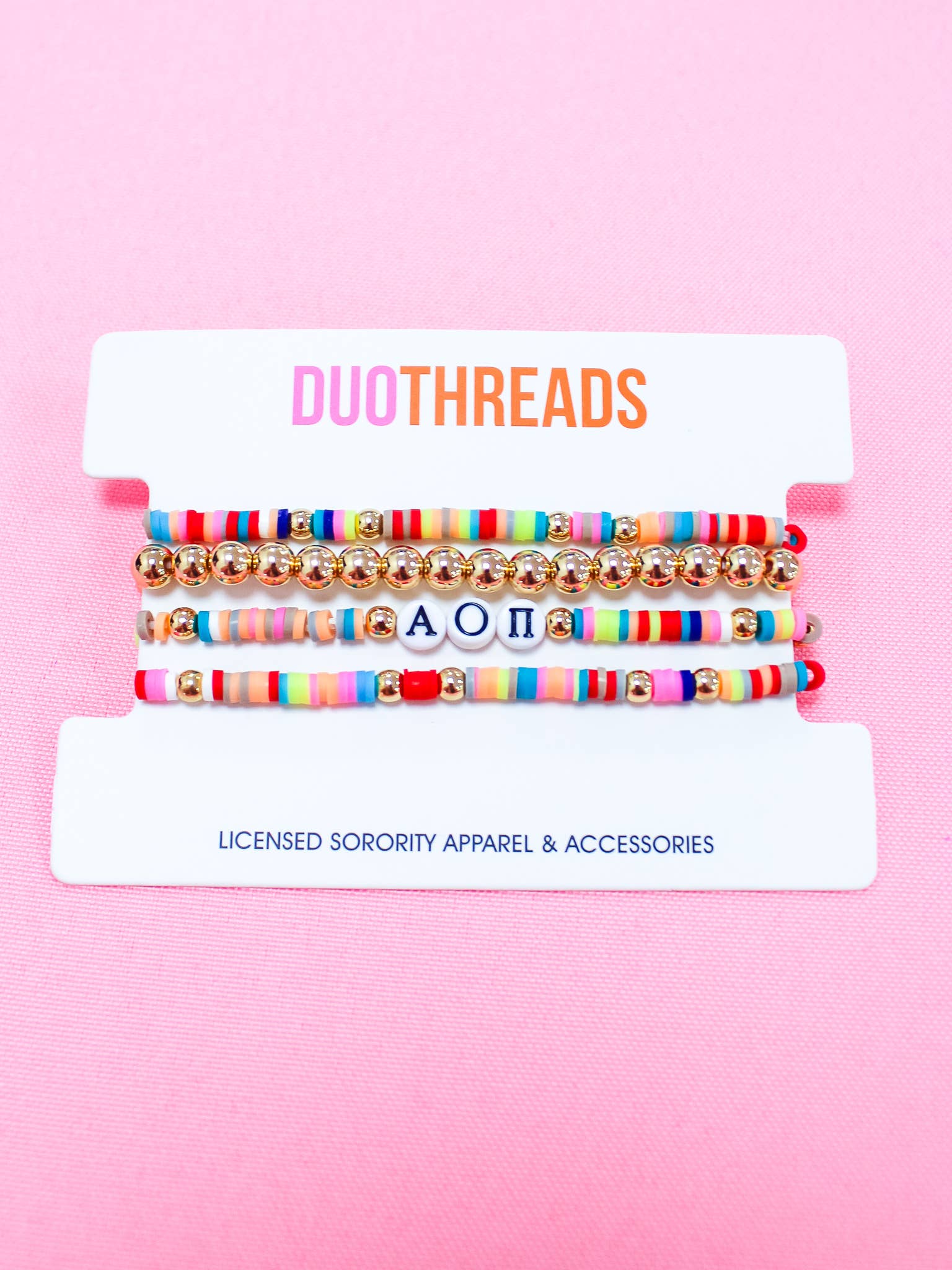 Duo Threads - Wholesale Jewelry Set - Miley Sorority Bracelet Stack4