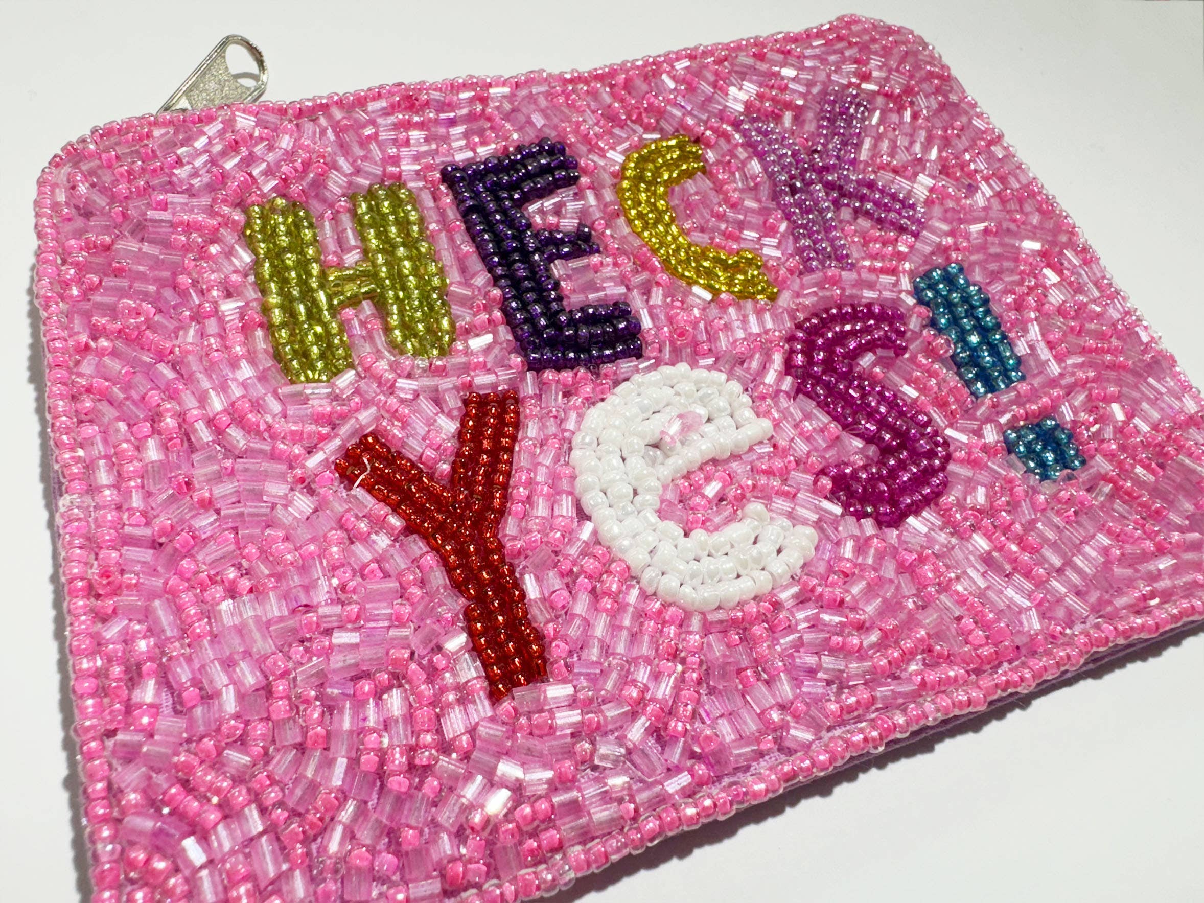 Ole - Wholesale Coin Purse - Women's - HECK YES! Mini Beaded Coin Pouch LAC-MP-0021