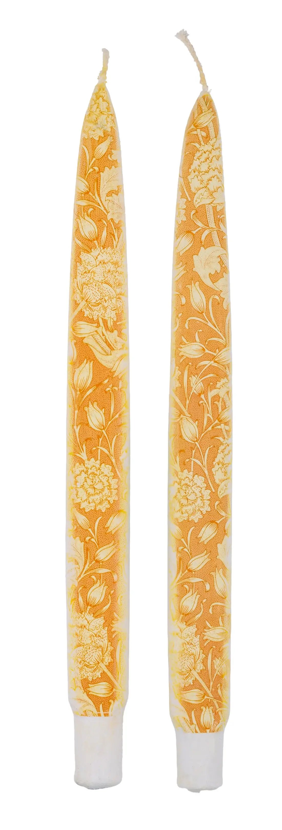 Flatyz EU - Wholesale Tapered Candle/Candlestick - Taper Candles - Wild Tulip, William Morris - Set of  2 Taper2