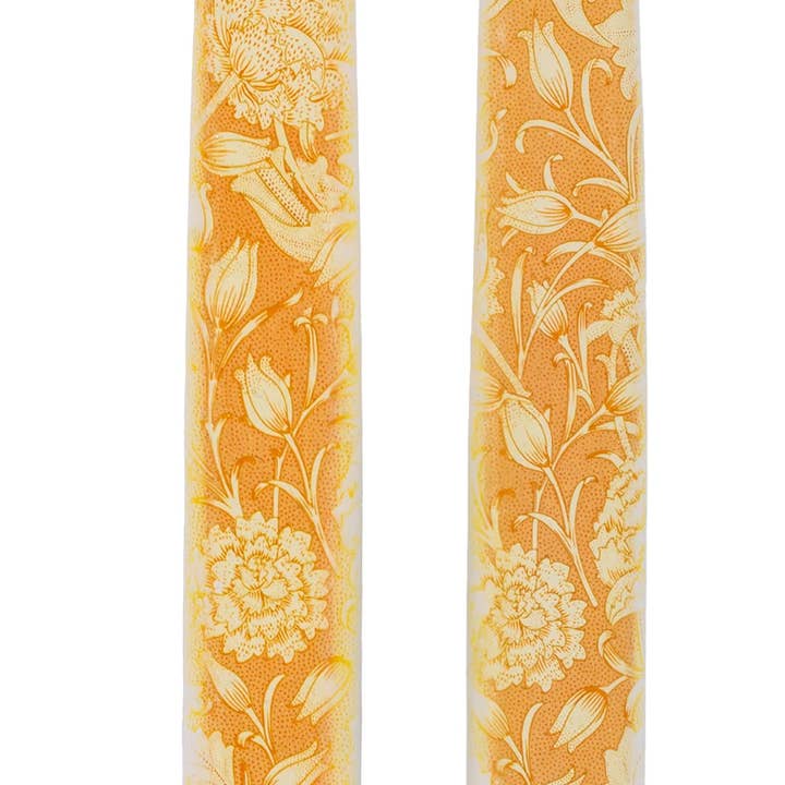 Flatyz EU - Wholesale Tapered Candle/Candlestick - Taper Candles - Wild Tulip, William Morris - Set of 2 Taper2
