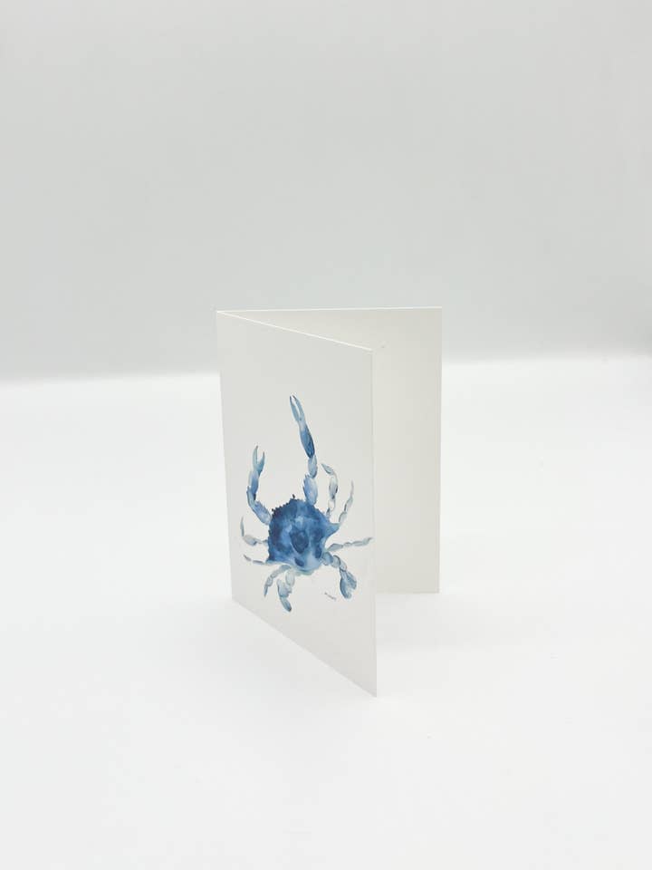 Paquet de 20 cartes d'enclos "Crabe" et enveloppes côtières pour la vente par Melissa Hyatt