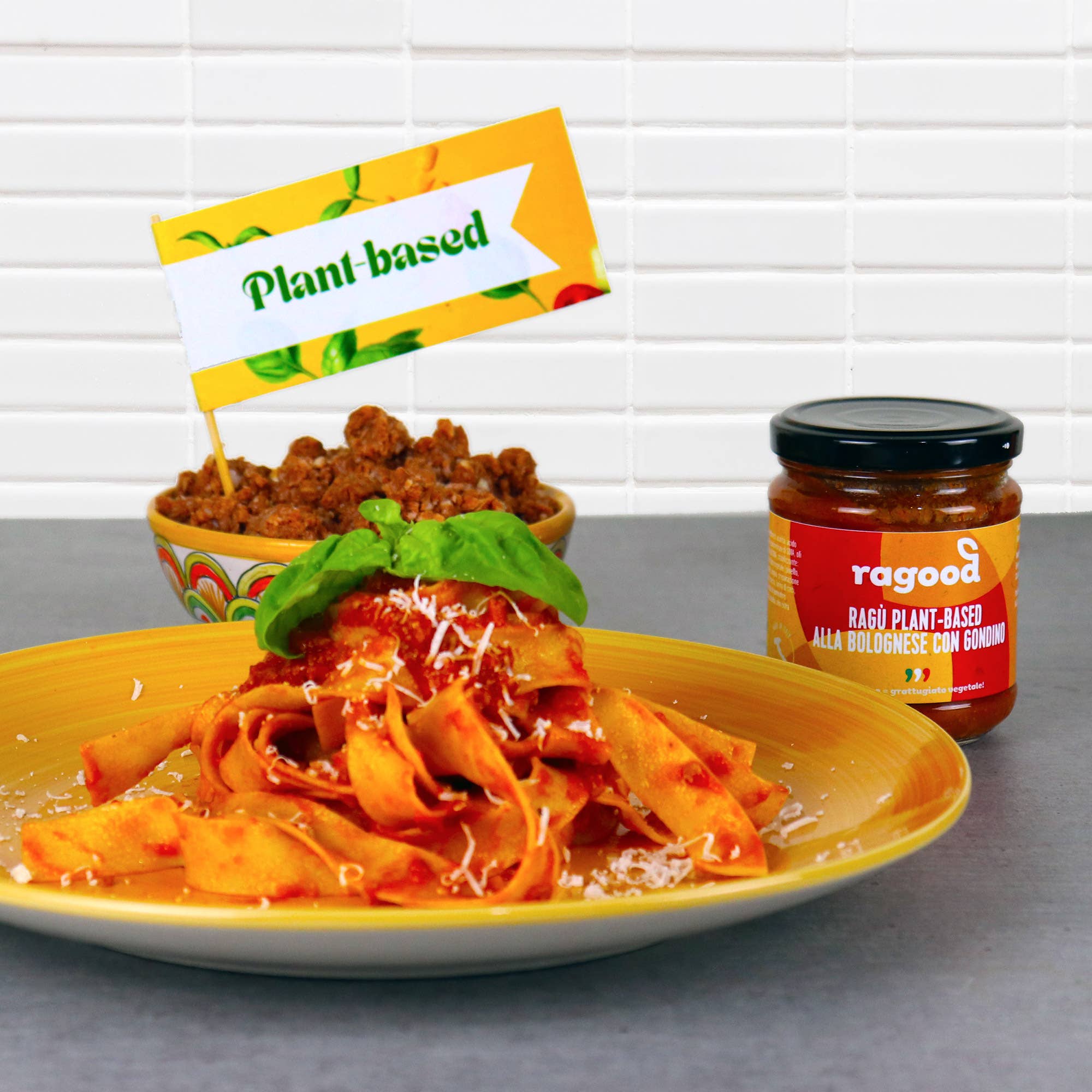 Ragood – wholesale Pastasås – Ragood - Vegansk Bolognese-sås med Gondino2