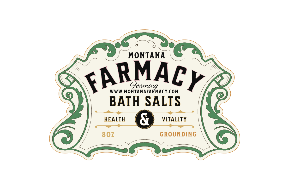 Montana Farmacy - Vente Sel de bain - Sels de bain moussants dans un pot d'apothicaire à l'ancienne1