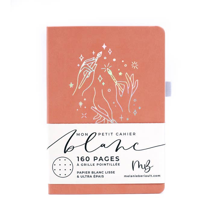 My little white notebook — Coral for wholesale by Melanie Beriault - Art & Calligraphie