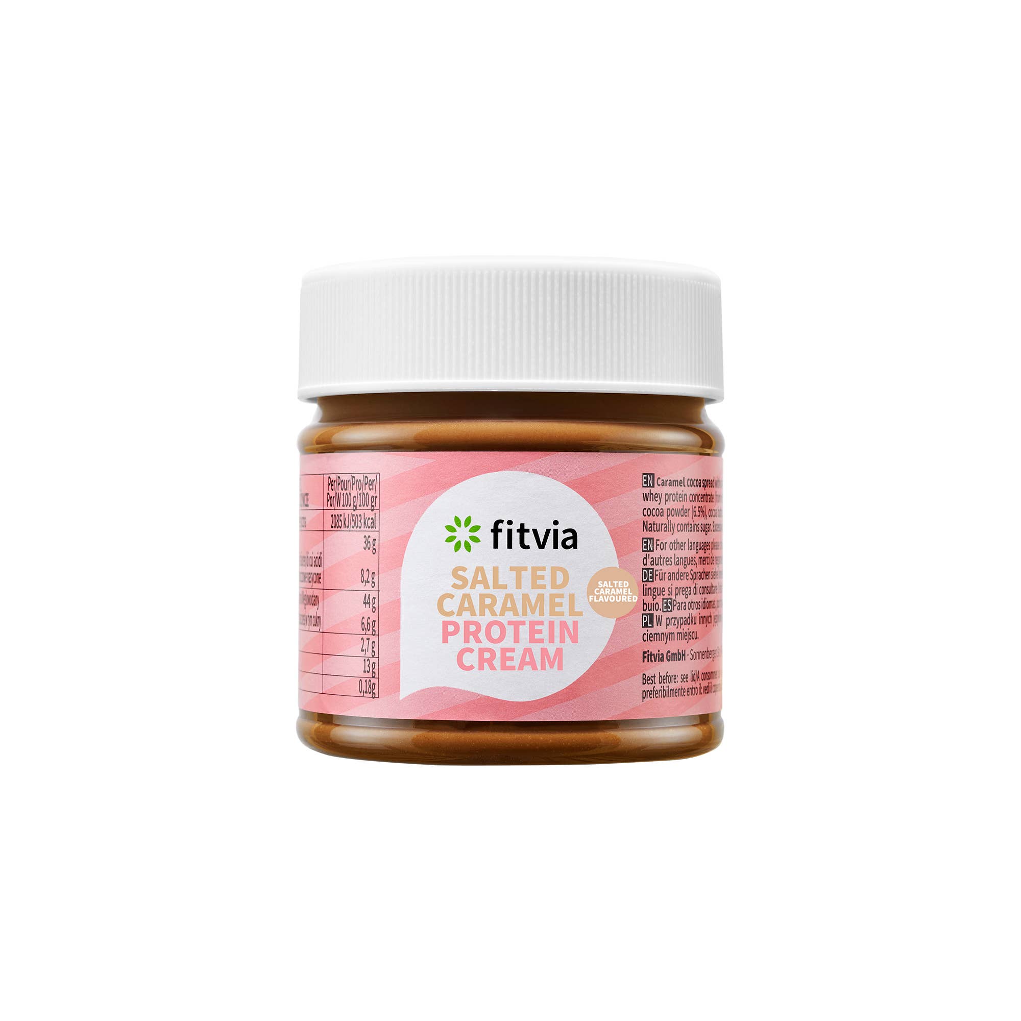 Fitvia - Wholesale Nut Butter - Salted Caramel Protein Cream