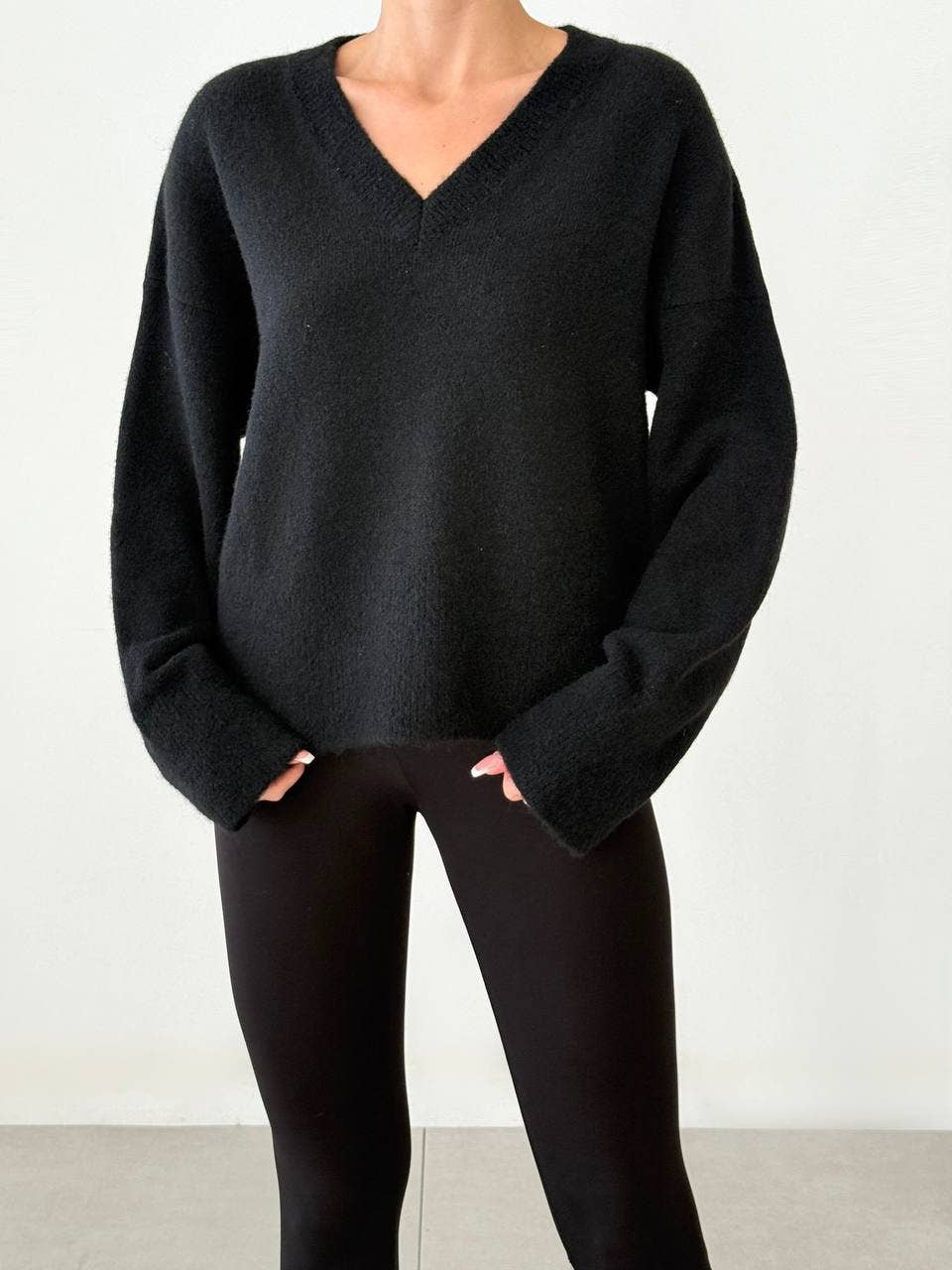 Anaz - Wholesale Knit Sweater - Women's - V-neck Sweaters5
