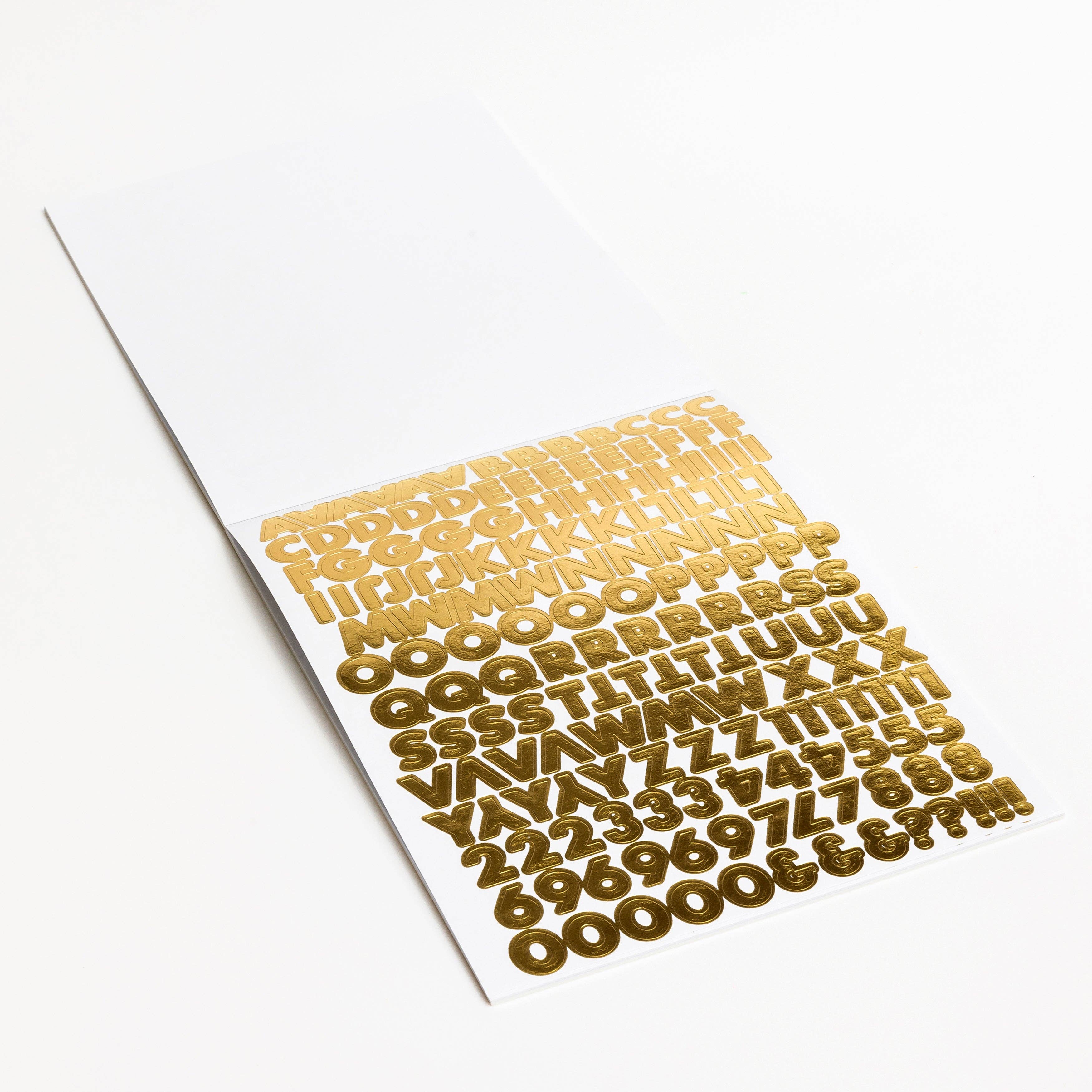Jewelry Made by Me – wholesale Klistermärke – Metallic Guld Alfabet Klistermärken Everett Rd. av Cathe Holden1