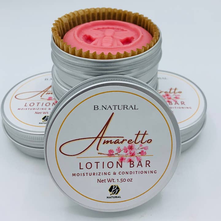 Amaretto| Lotion Bar for wholesale by B.NATURAL
