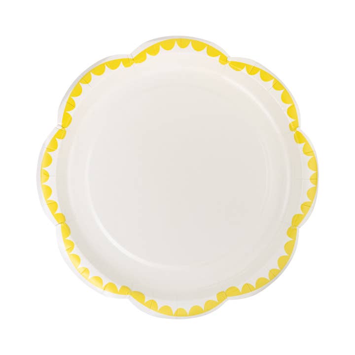 PAR1127 - Yellow Dessert 8" Plate for wholesale by My Mind’s Eye