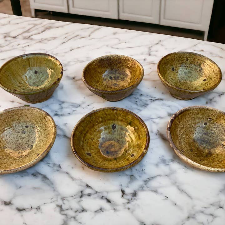 Moroccantastics - Wholesale Bowl - Tamegroute Bowls Ochre Glazed Pottery, Ceramic bowls1