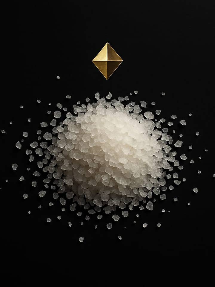 White Gold Ceremonial Salt: Elemental ritual salt for sacred for wholesale by Cleo Salt LLC