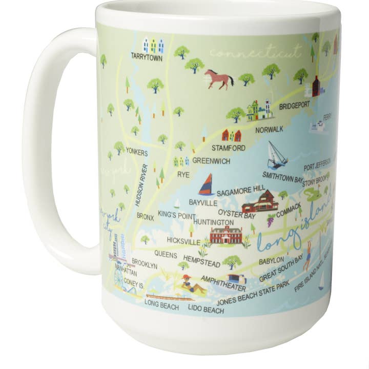 Long Island 15-oz. Ceramic Mug for wholesale by Galleyware