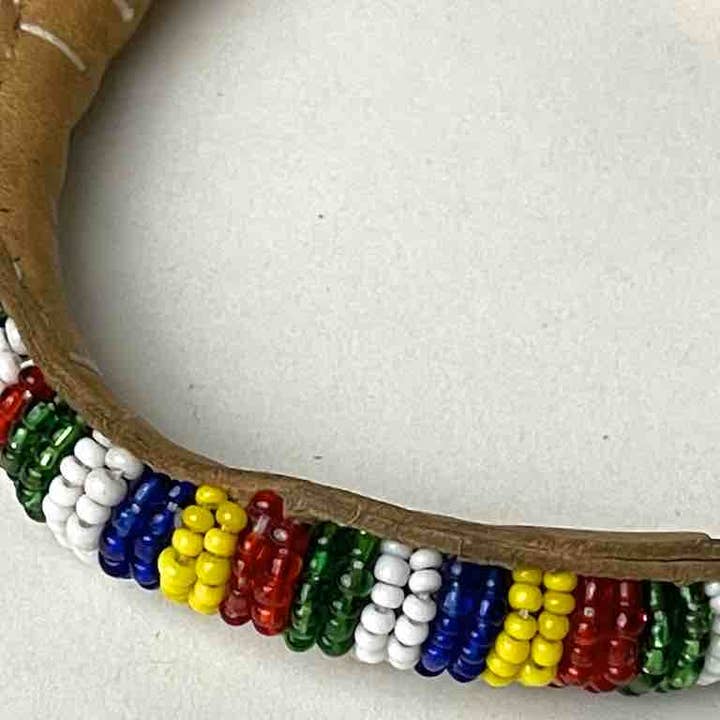 The Niger Bend - Vendita all'ingrosso Bracciale con perline - Bracciali in pelle con perline Yoruba