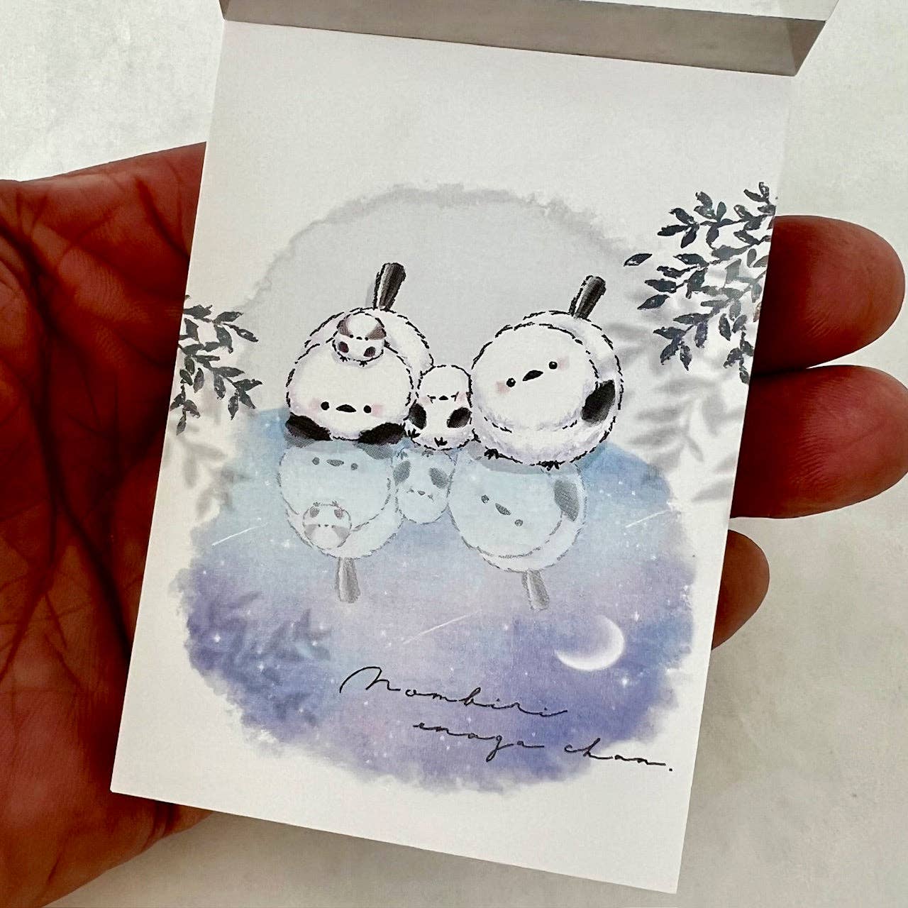 BCmini - Wholesale Notepad - 114510 Snow Birds Moon Mini Notepad-1014