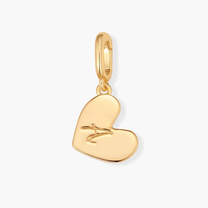 Penelope Initial Heart Charm for wholesale by Brook & York