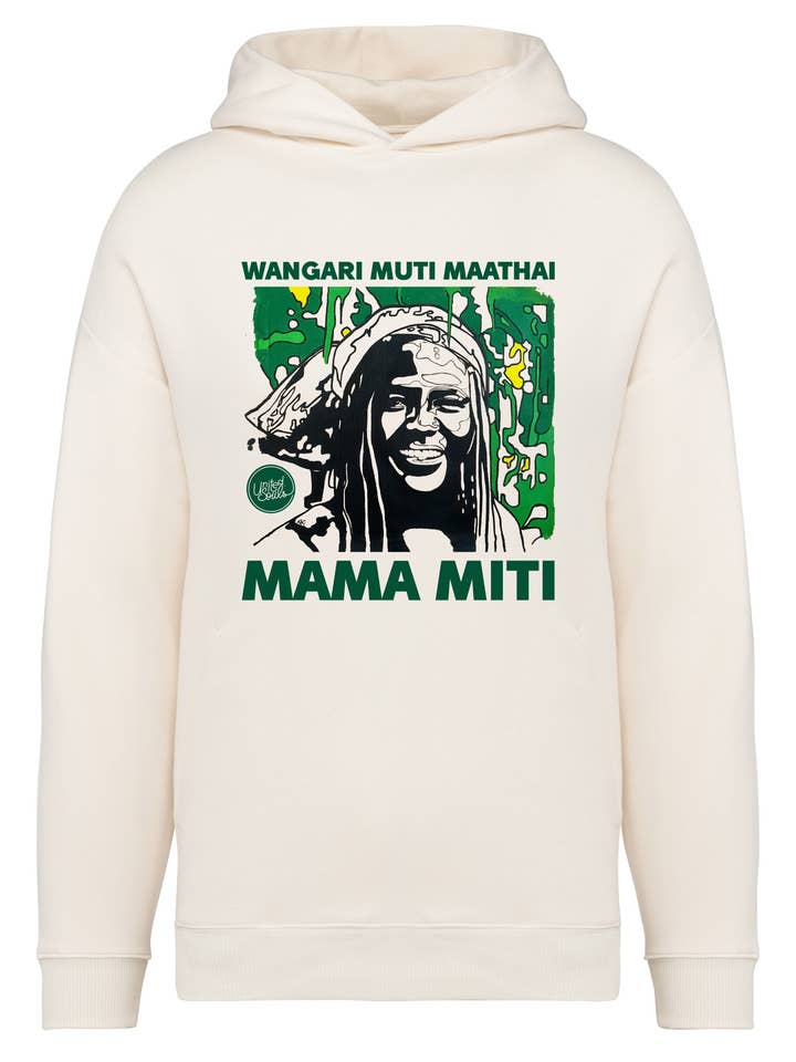 Wangari Muta Maathai I Le sweat-shirt à capuche oversize unisexe pour la vente par UNITED SOULS