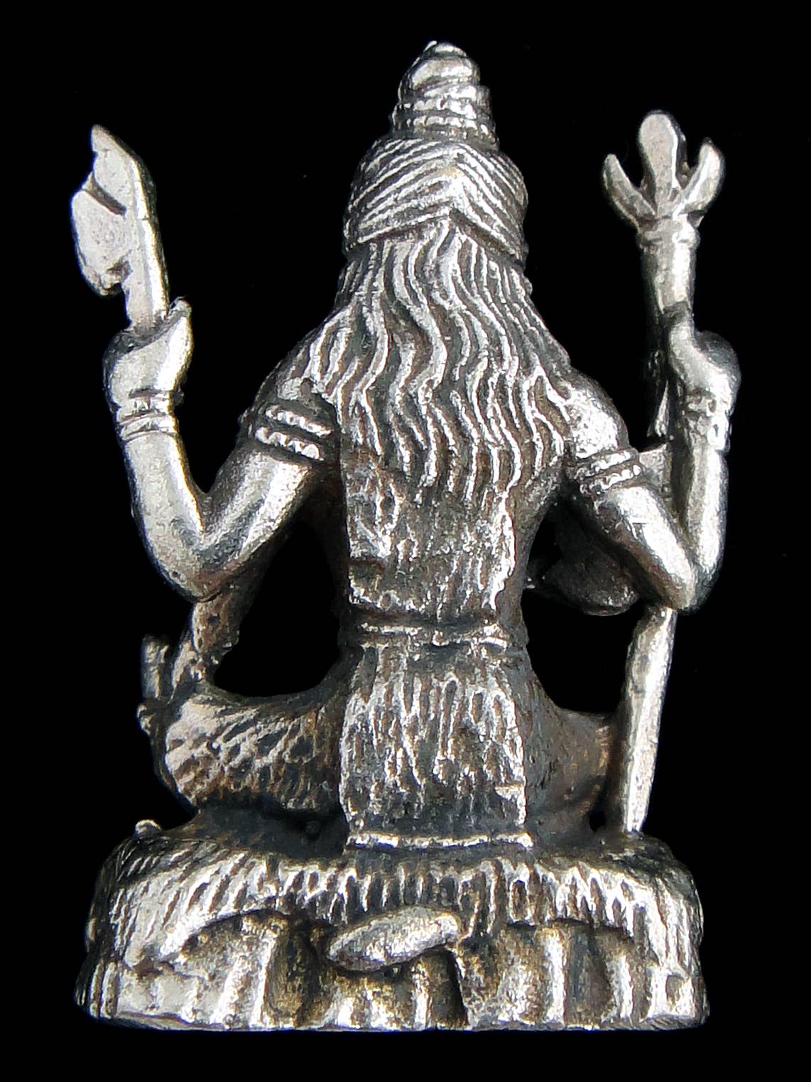 Tika - Wholesale Sculpture - Brass Deity Statuette -Small- Shiva1