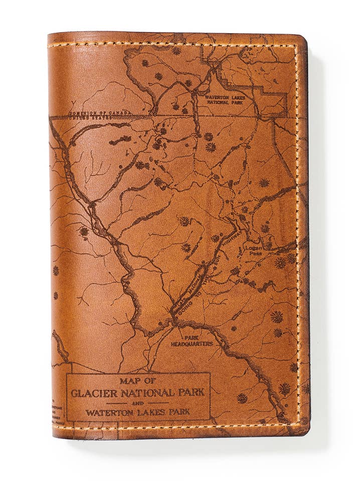 Copertura del passaporto del Parco Nazionale del Glacier per la vendita all'ingrosso da parte di Tactile Craftworks