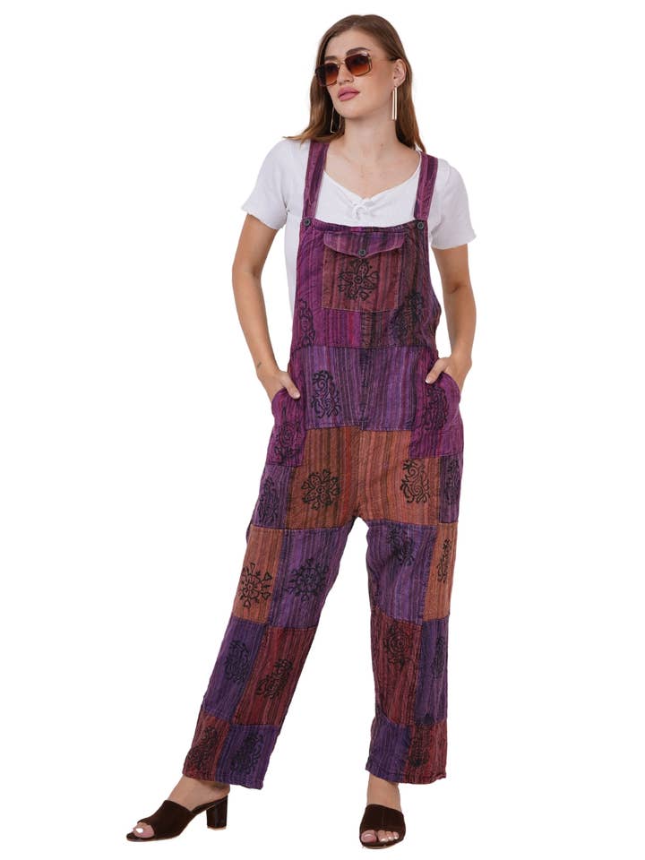 Combinaison Patchwork pour Femmes avec Poches Mix Lot pour la vente par Wevez