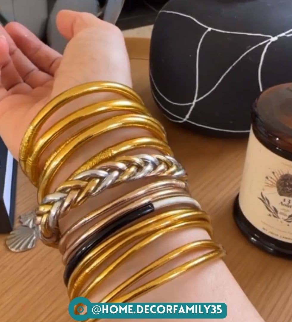 JolieJulie-MaLune-VentiLLo - Vente Bracelet jonc - 1 Véritable konc bouddhiste tressé -taille M - 3 couleurs1