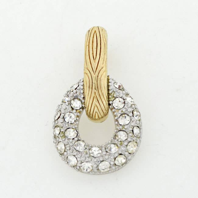 GOLD PLATED PENDANT & EARRINGS SET for wholesale by Pizzazz, Inc.