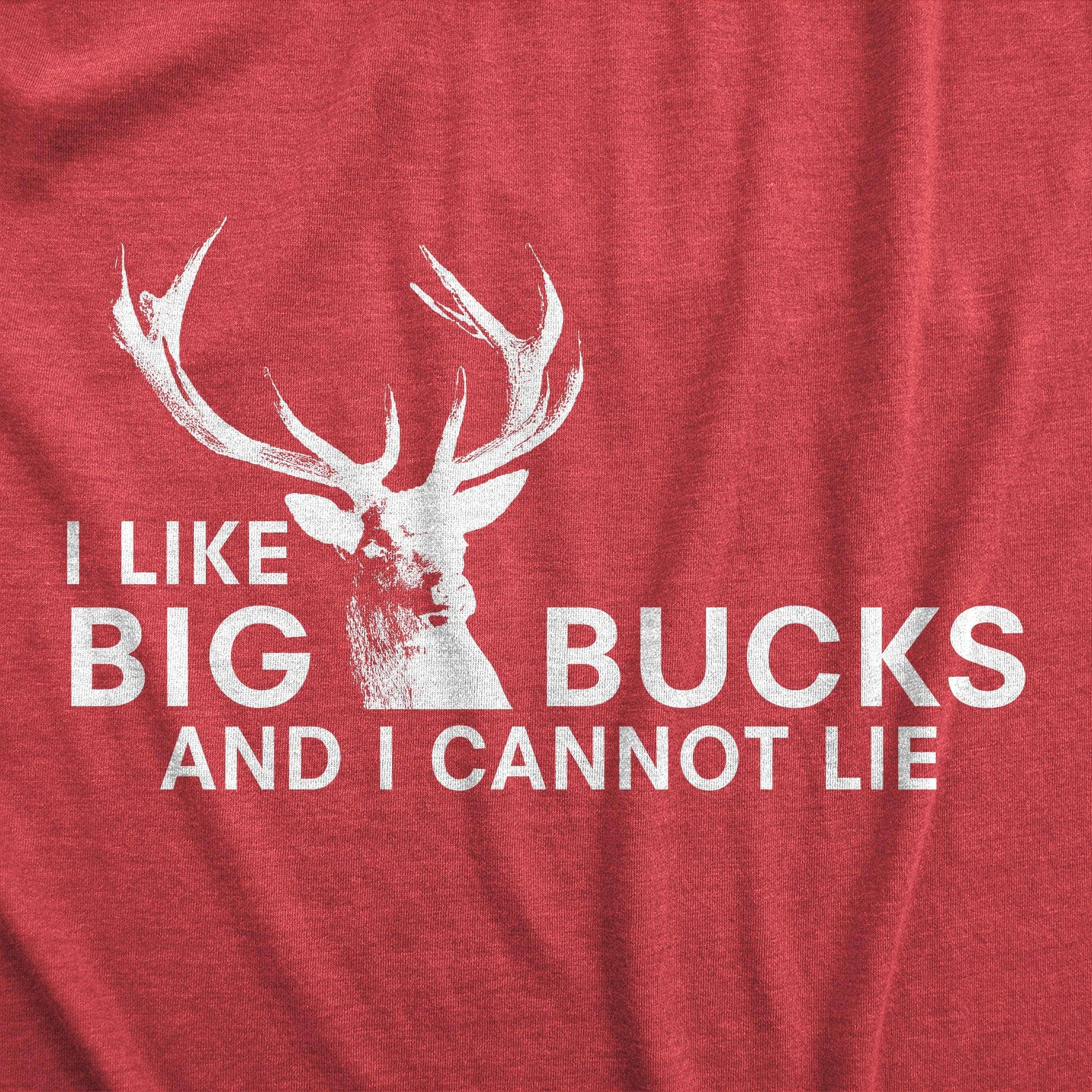 Crazy Dog T-Shirts - Wholesale Screen Printed T-Shirt - Men's - I Like Big Bucks Men's Tshirt Hunting Graphic Tee Western T4