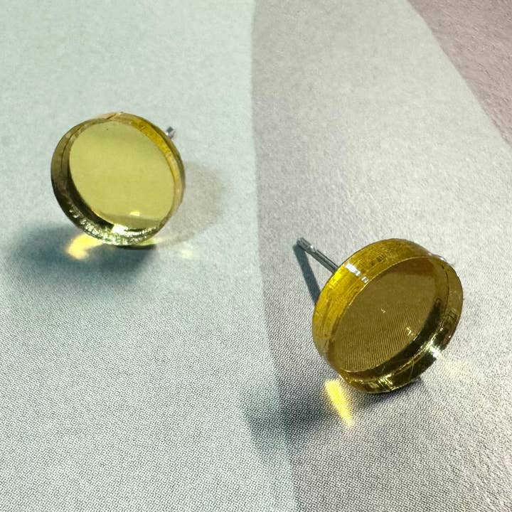 Brincos de Espelho em Ouro por atacado de BOBBYK