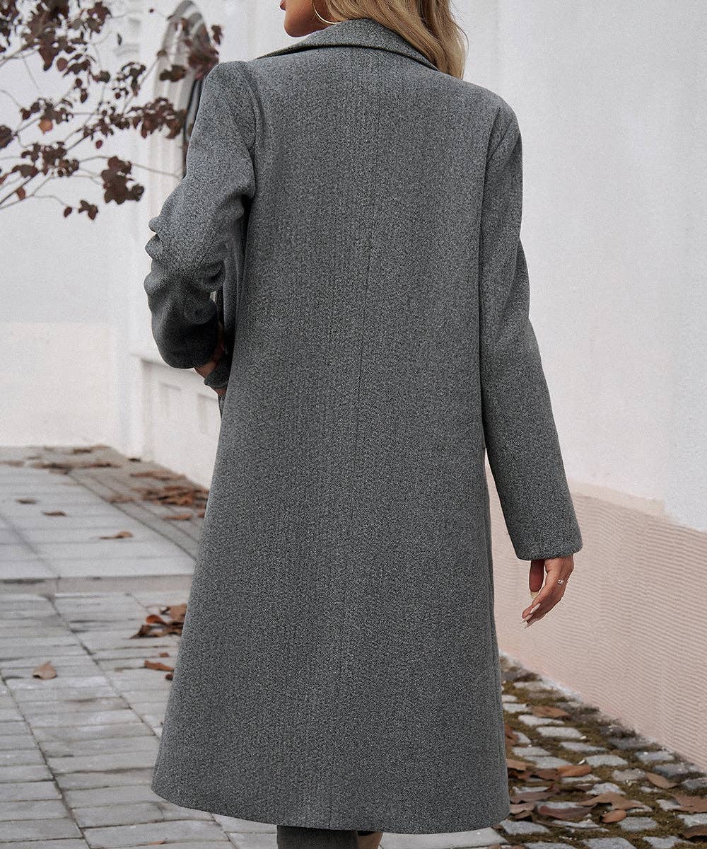 Aria Romance - Wholesale Coat - Women's - Draped Cowl Neck Open Front Cardigan14