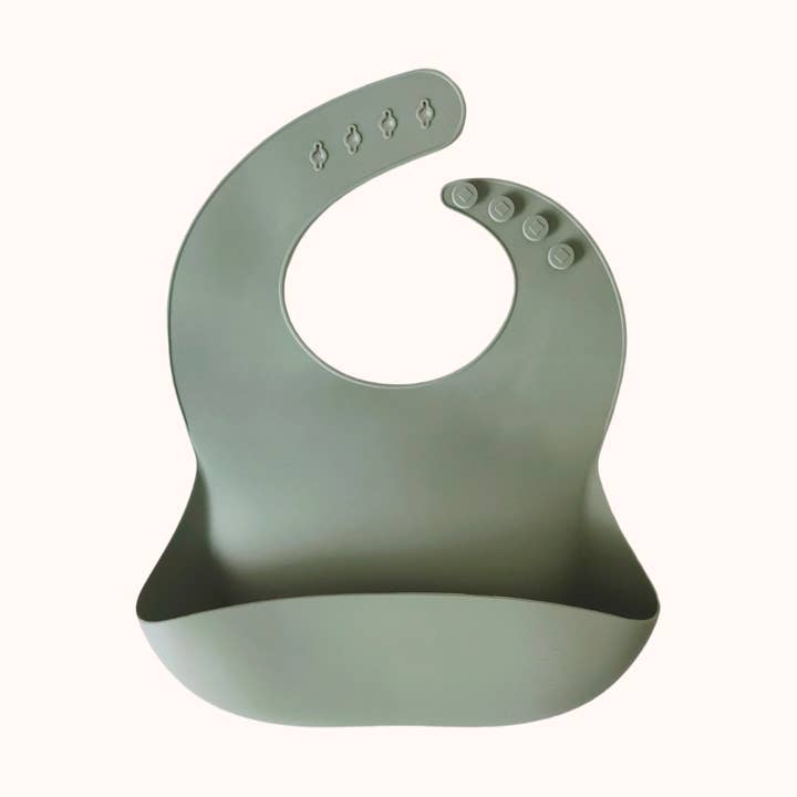 Sage - Silicone Bib for wholesale by MAVIE