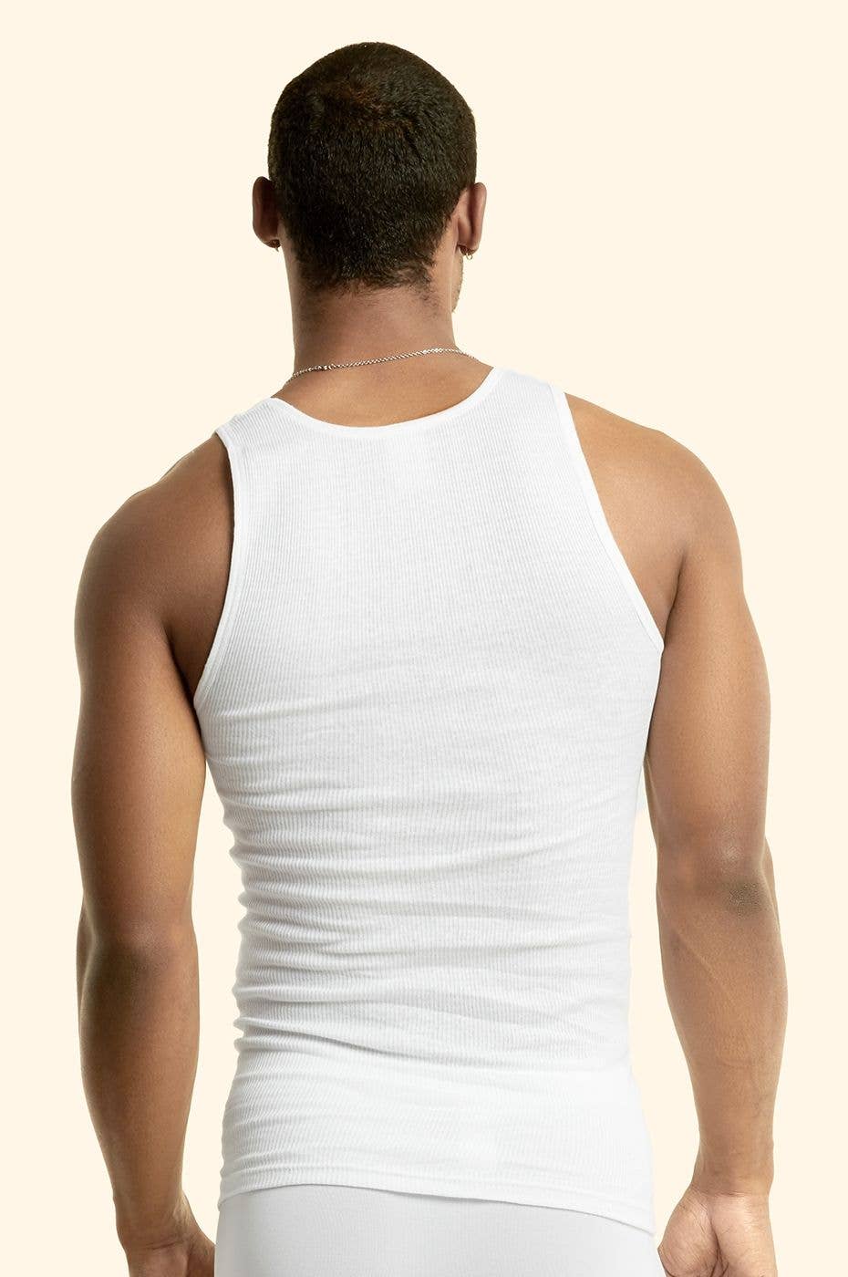 White Spak Men’s A-Shirts SPK001 3 Pack for wholesale on Faire3