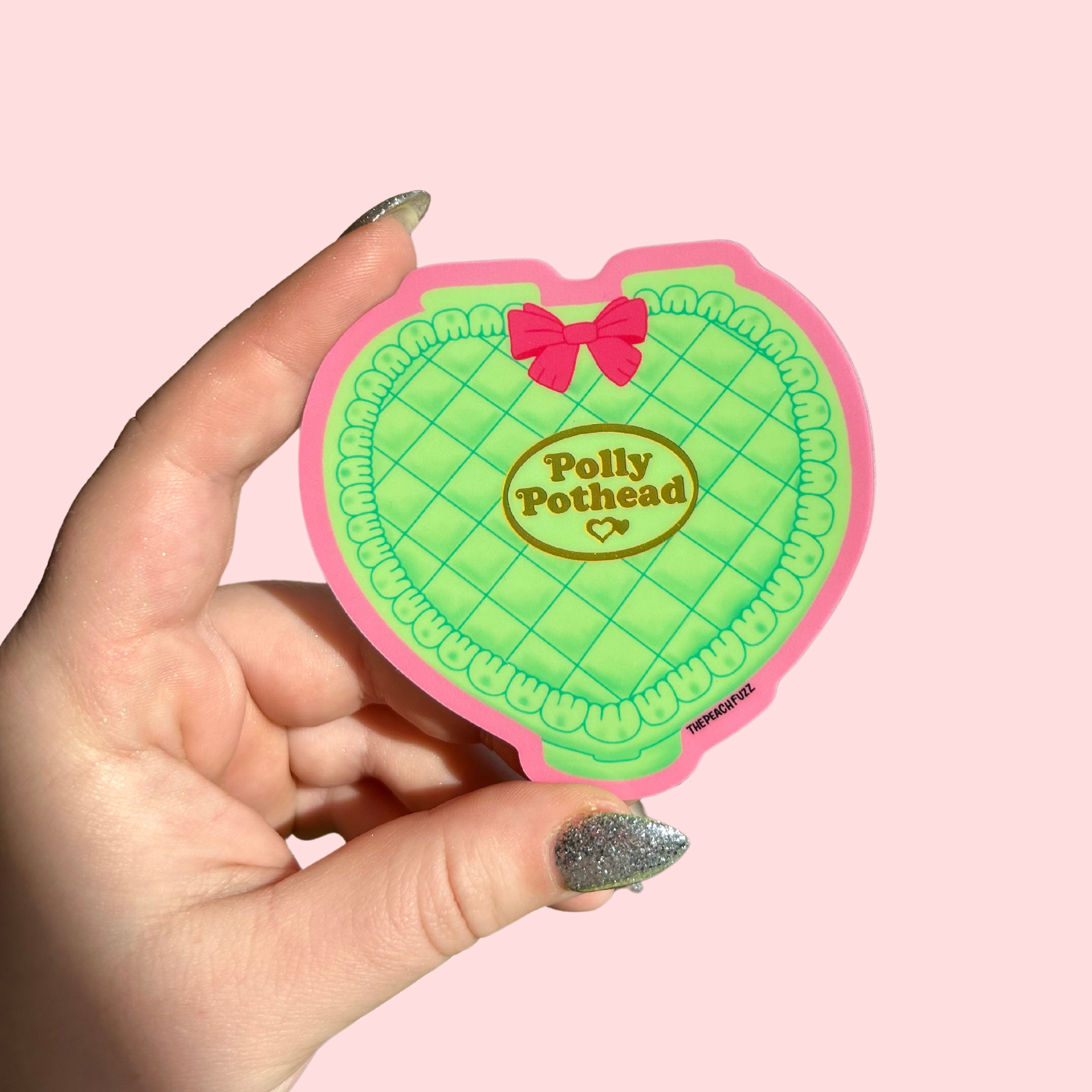 The Peach Fuzz - Wholesale Sticker - Polly Pothead Sticker3