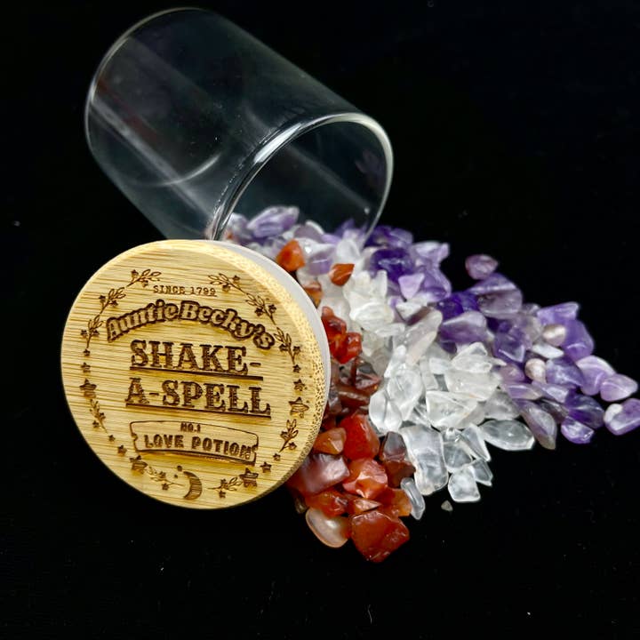 Pelham Grayson Rose - Wholesale Meditation Supplies - Shake-A-Spell Crystal Shake Jar
