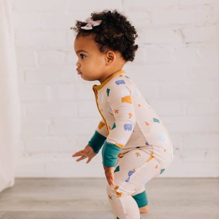Tangerine Rêve - Wholesale Jumpsuit - Baby - Pancake Mix Convertible Romper1
